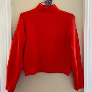 H&M bright red/orange sweater